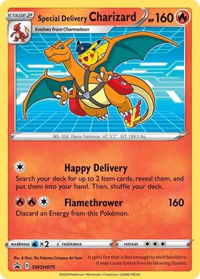 Special Delivery Charizard, Sword & Shield Promo Cards