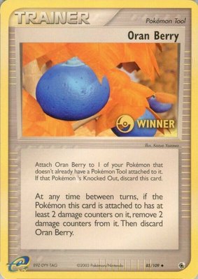 Oran Berry [Winner], League & Championship Cards