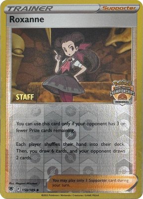 Roxanne (Regional Championships) [Staff], League & Championship Cards