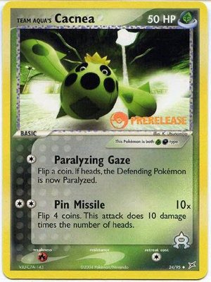 Team Aqua's Cacnea, Miscellaneous Cards & Products