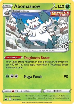 Abomasnow (Holiday Calendar), Miscellaneous Cards & Products
