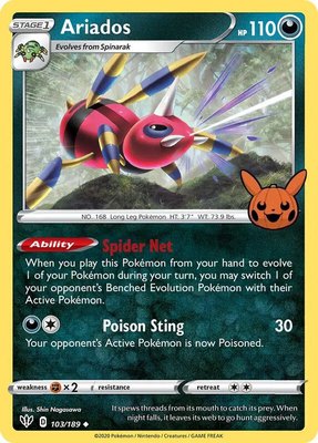 Ariados, Trick or Trade BOOster Bundle