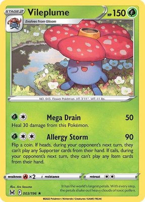 Vileplume, Lost Origin