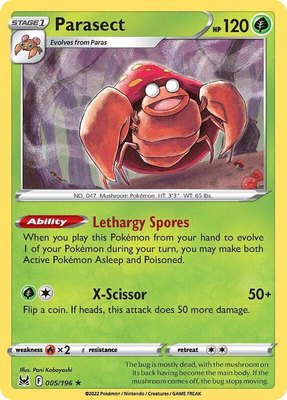 Parasect, Lost Origin