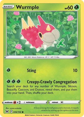 Wurmple, Lost Origin