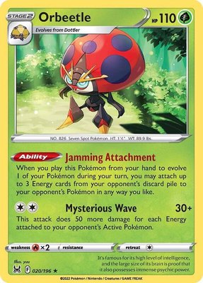 Orbeetle, Lost Origin