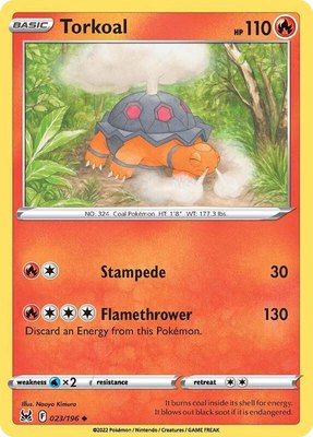 Torkoal, Lost Origin