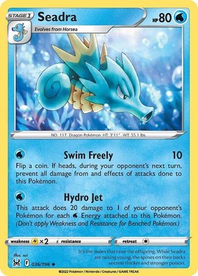 Seadra, Lost Origin