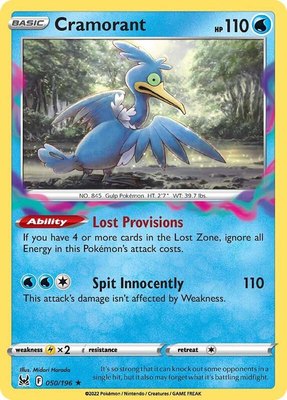 Cramorant, Lost Origin