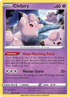Clefairy, Lost Origin