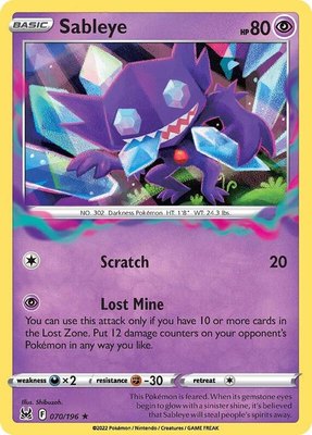 Sableye, Lost Origin