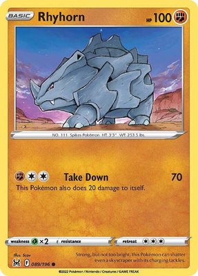 Rhyhorn, Lost Origin