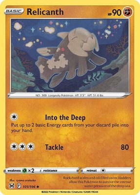 Relicanth, Lost Origin