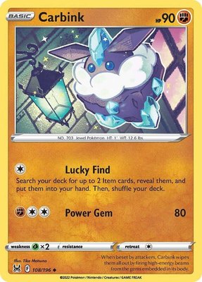 Carbink, Lost Origin
