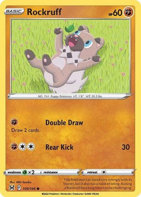 Rockruff, Lost Origin