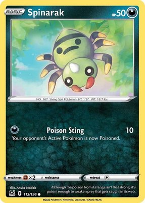 Spinarak, Lost Origin