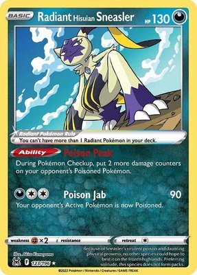 Radiant Hisuian Sneasler, Lost Origin