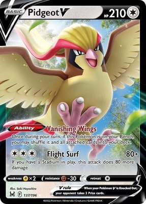 Pidgeot V, Lost Origin