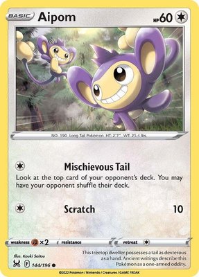 Aipom, Lost Origin