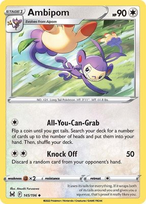 Ambipom, Lost Origin