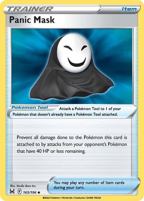 Panic Mask, Lost Origin