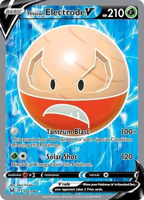 Hisuian Electrode V (Full Art), Lost Origin