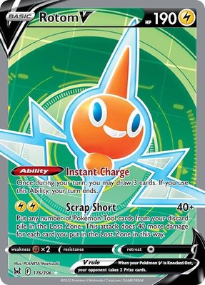 Rotom V (Full Art), Lost Origin