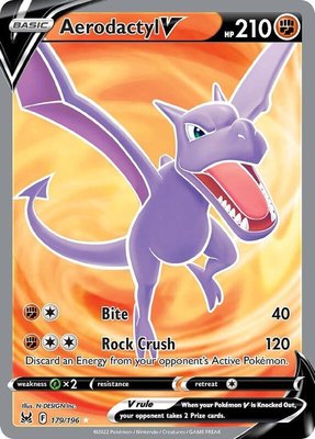 Aerodactyl V (Full Art), Lost Origin