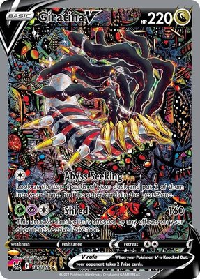 Giratina V (Alternate Full Art), Lost Origin