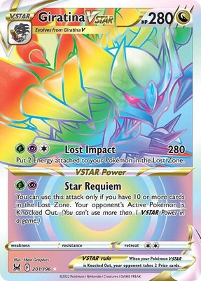 Giratina VSTAR (201) (Secret), Lost Origin