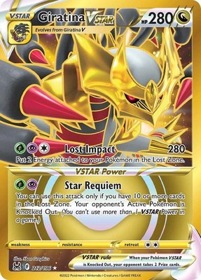 Giratina VSTAR (212) (Secret), Lost Origin