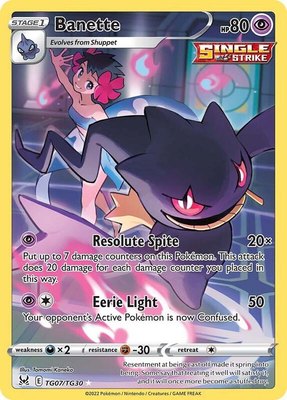 Banette, Lost Origin Trainer Gallery