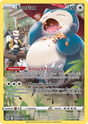 Snorlax, Lost Origin Trainer Gallery