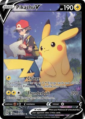 Pikachu V, Lost Origin Trainer Gallery