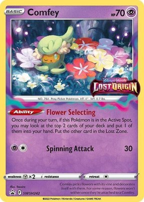 Comfey (Prerelease), Sword & Shield Promo Cards