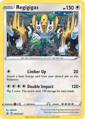 Regigigas (Cosmos Holo), Sword & Shield Promo Cards