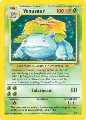 Venusaur, Base Set