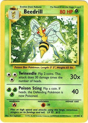 Beedrill, Base Set