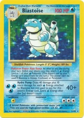 Blastoise, Base Set