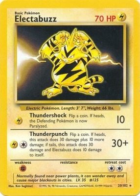 Electabuzz, Base Set