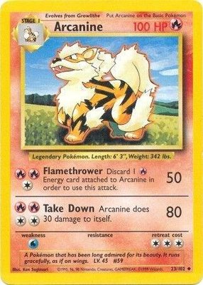 Arcanine, Base Set