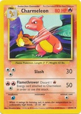 Charmeleon, Base Set