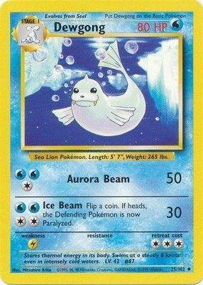 Dewgong, Base Set