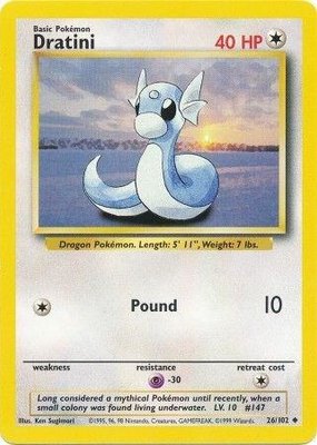 Dratini, Base Set