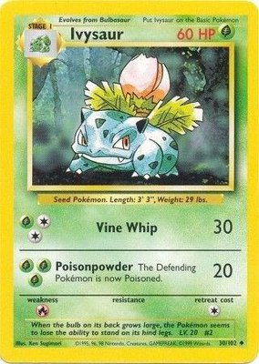 Ivysaur, Base Set