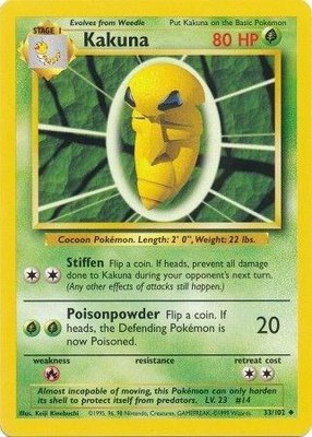Kakuna, Base Set