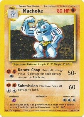 Machoke, Base Set