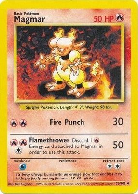 Magmar, Base Set