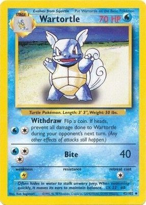 Wartortle, Base Set