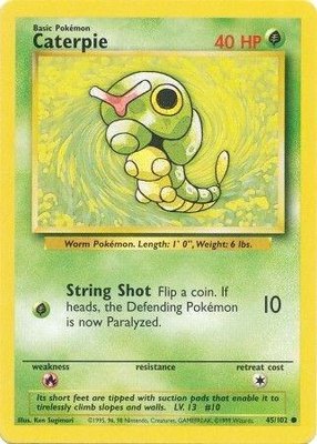 Caterpie, Base Set